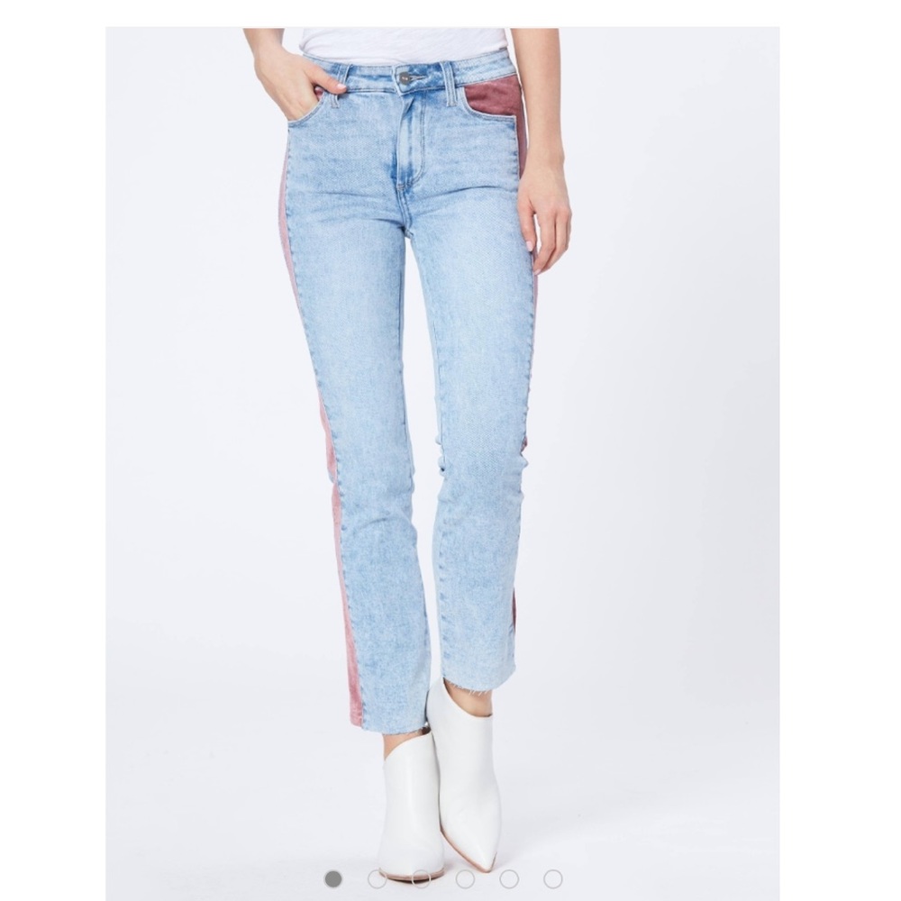 Cindy - Infigo Velvet Rose Raw Hem